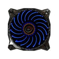 LEPA 120x120x25mm Casino Blue Spiral LED Fan w/ PWM Control LPVC1C12P-BL - Coolerguys