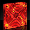 Lian-Li 120x120x25mm Crystal Fan with Red LED CF-1212R - Coolerguys