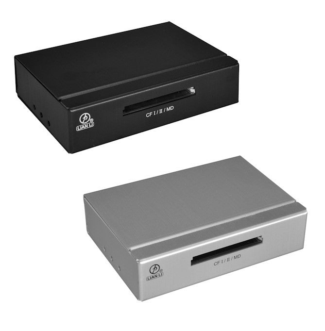 Lian Li 3.5" High speed card Reader Silver or Black # CR-CF-01 - Coolerguys