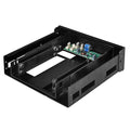 Lian Li 5.25 Fan Speed Controller & Internal 2.5 inch HDD Mounting Kit Model : PT-FN06B (Black) - Coolerguys
