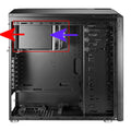 Lian Li Aluminum air duct w/ 120mm fan AD-06B(Black) - Coolerguys