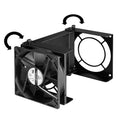 Lian Li Aluminum air duct w/ 120mm fan AD-06B(Black) - Coolerguys