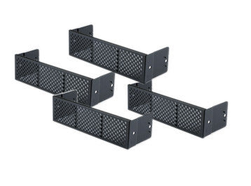 Lian Li BZ-501B ( Black) 5.25" Bezel Mesh Cover Vent and Filter (set of 4) - Coolerguys