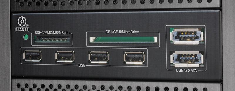 Lian Li Multitier 1 Memory Card Reader/USB Hub – Coolerguys