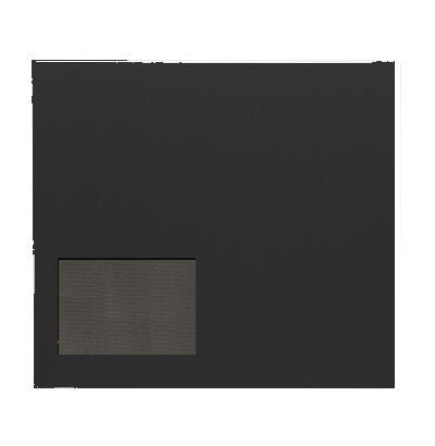 Lian li PC-60 Solid Plus II side panel Black - Coolerguys