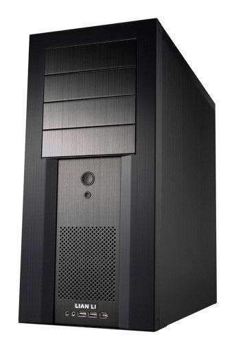 Lian Li PC-A09 B Black Aluminum Mid-Tower Computer PC Case - Coolerguys