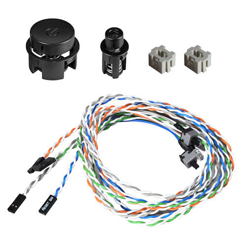 Lian Li Power reset Button Kit Model :PT-SK05B Black - Coolerguys