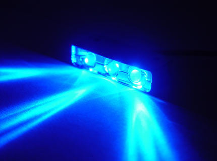 Logisys 3 LED Blue Lazer light #MDLED1BL - Coolerguys