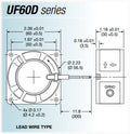 Mechatronics 60x60x30mm AC 230V Fan UF60D23-BWHR - Coolerguys