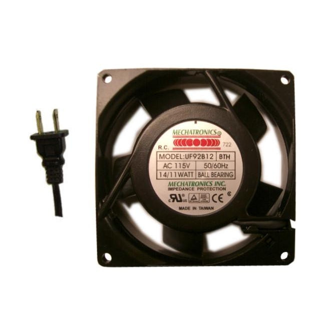 NMB 92x92x25mm AC 115V Metal Fan – 20CFM, Ball Bearing – 3610PS-12T-B10