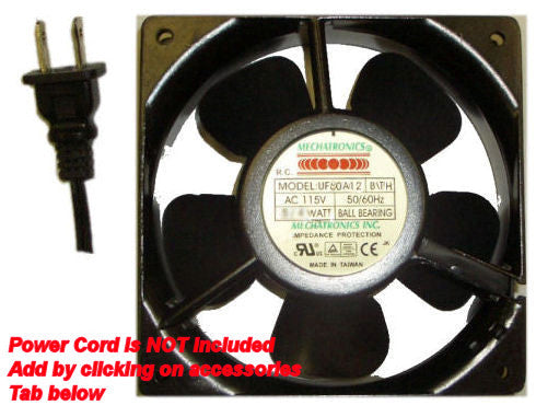 Mechatronics 80x80x38mm High Speed  AC Fan UF80A12-BTH - Coolerguys