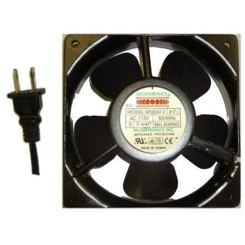 Mechatronics 80x80x38mm Low Speed 115 Volts AC Fan UF80A12-BTLR - Coolerguys