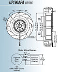 Mechatronics Motorized Impellors UF190APA Series - Coolerguys