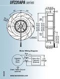 Mechatronics Motorized Impellors UF220APA Series - Coolerguys