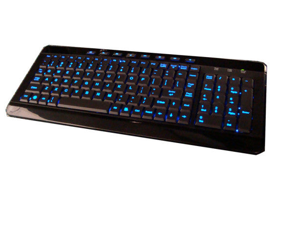 Multimedia Led Keyboard Multimedia LED Keyboard W-9868BK USB / Black – Coolerguys
