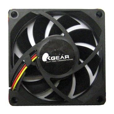 OKgear 70X70X15mm Medium Speed Ball Bearing 3 Pin Fan-DFC701512M - Coolerguys