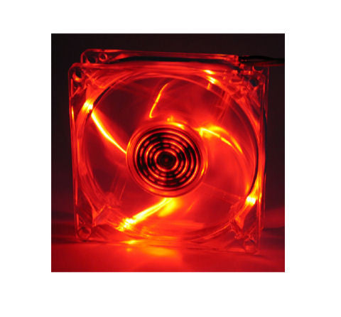OKGEAR 80mm Firework RED LED Fan – Coolerguys