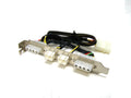 PCI transfer panel: 2-4 pin molex power, 2-3 pin connectors - Coolerguys