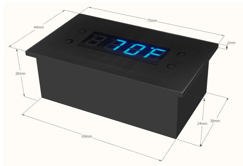 Programmable Thermal Fan Controller with LED Display - Coolerguys