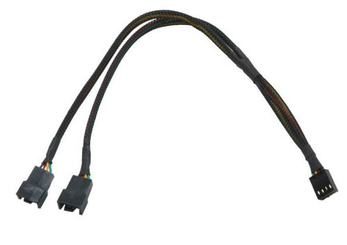 PWM Y Cable #FC444PWM-12BKS - Coolerguys