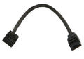 Sata III Premium Cable 10" Black Straight to Right Angle OK10A3RK12 - Coolerguys