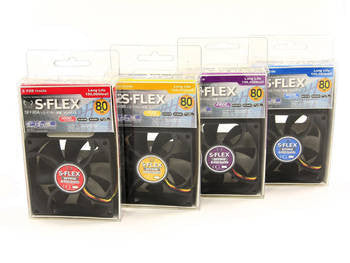 Scythe S-FLEX™ 80 mm Case Fans 2000 RPM (one only) - Coolerguys