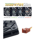 Scythe Slip Stream Slim Kaze-Jyuni Fan 120x120x12mm SY1212SL - Coolerguys