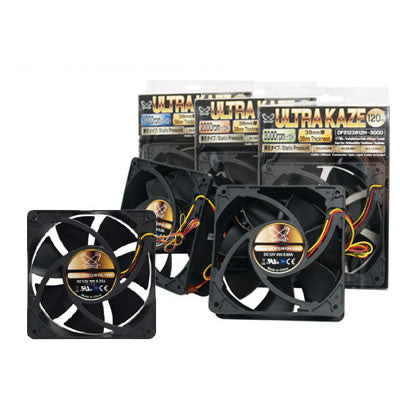 Scythe "ULTRA KAZE" 120x120x38 mm Case Fan DFS123812 - Coolerguys