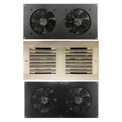 Coolerguys Dual 120mm Fan Cooling Kit with Programmable Thermal Controller - Coolerguys
