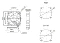 Sunon 40x40x10mm 3 Pin 12V Fan MF40101V2-1000U-G99 - Coolerguys