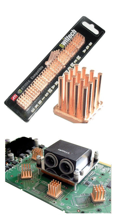 Swiftech MC14 Copper Pin VGA cooler HeatSinks - Coolerguys