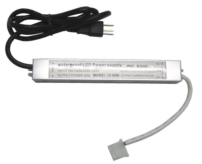 Under cabinet AC90-250V to 12 volt  LED Driver/power supply 2.5A PA-AD-LED - Coolerguys