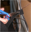 Velcro Tie Wrap   3/4 inch velcro wrap-Black  (sold per foot) - Coolerguys